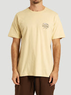 Camiseta Manga Curta Bege Hurley Crazy Boy