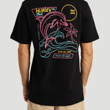 Camiseta Manga Curta Preta Hurley All Night