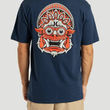 Camiseta Manga Curta Marinho Hurley Barong