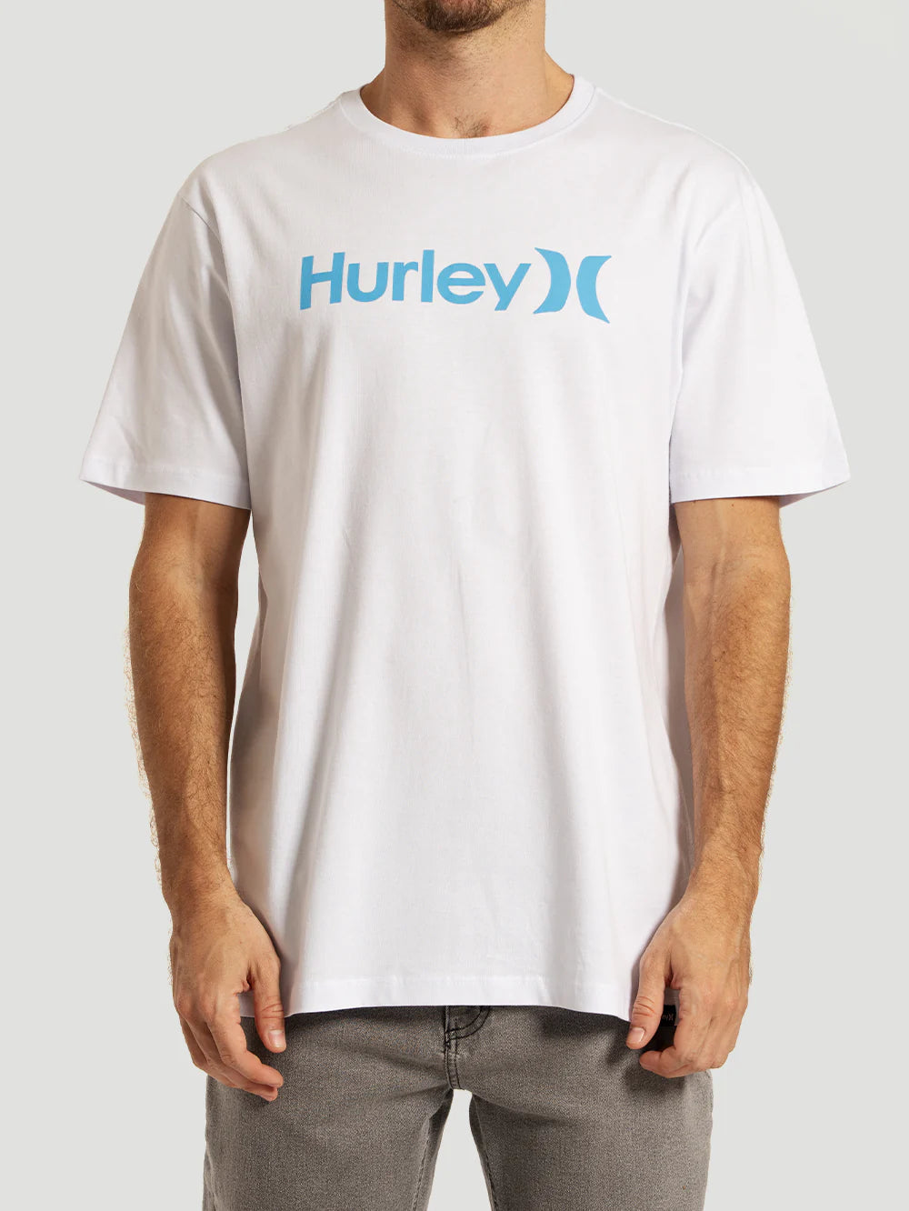 Camiseta Manga Curta Branca Hurley O&O Solid