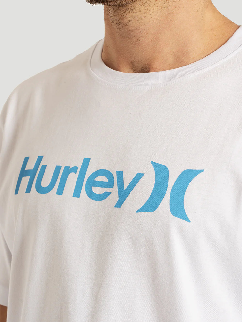 Camiseta Manga Curta Branca Hurley O&O Solid