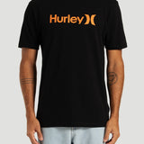Camiseta Manga Curta Preta Hurley O&O Solid