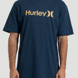 Camiseta Manga Curta Hurley O&O Solid Azul Marinho