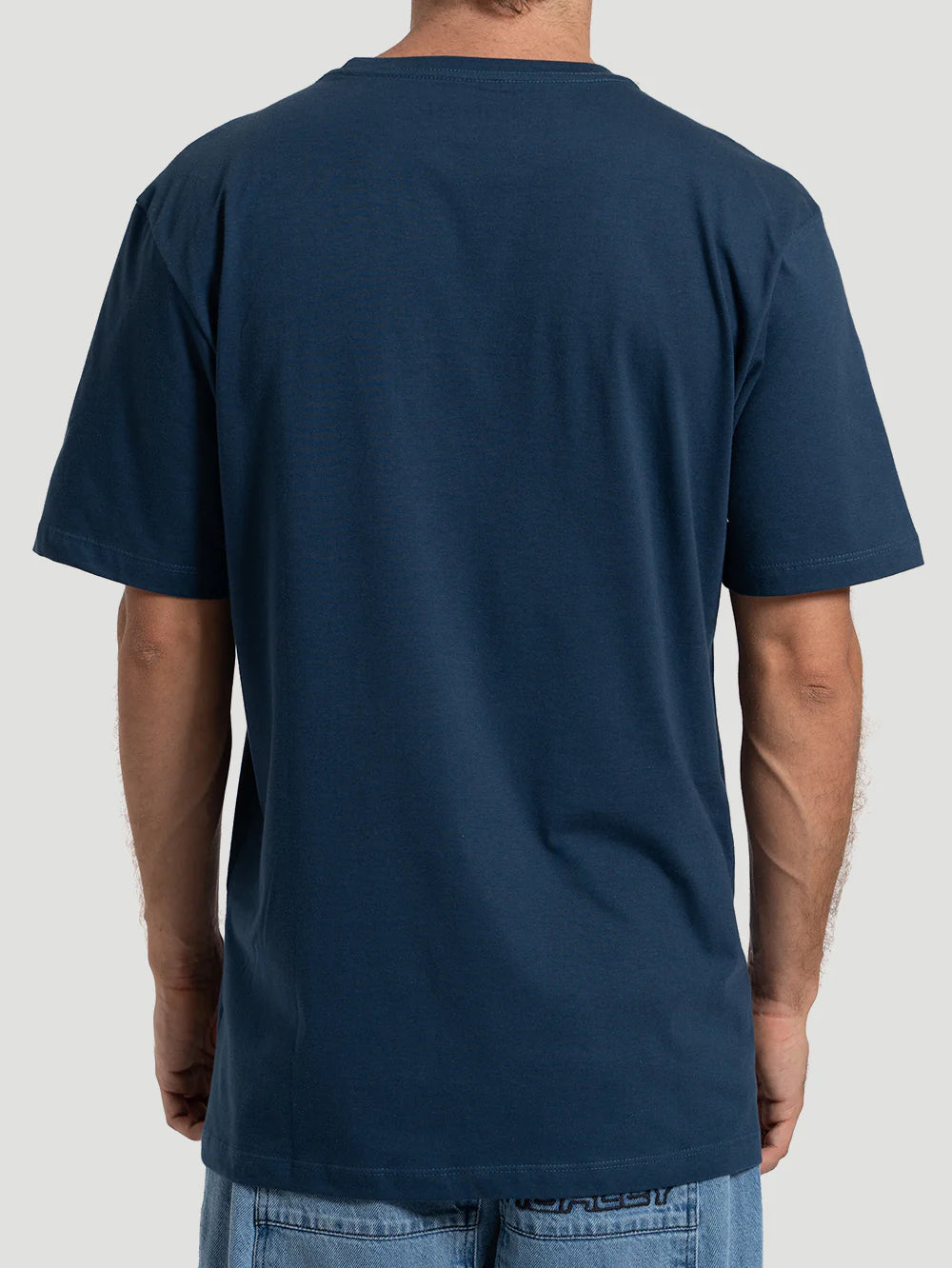 Camiseta Manga Curta Hurley O&O Solid Azul Marinho