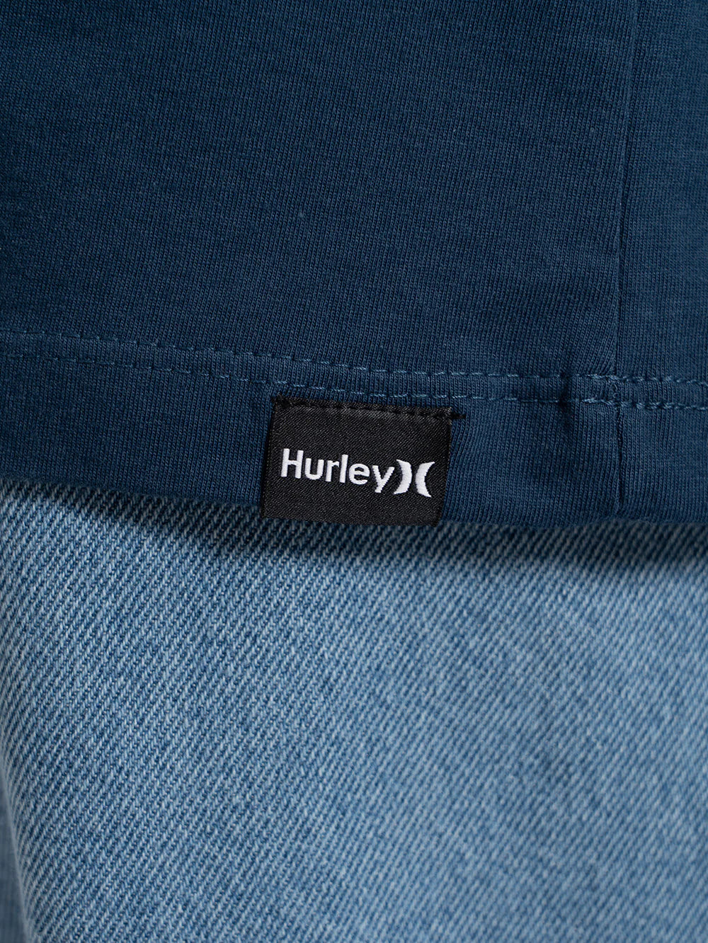 Camiseta Manga Curta Hurley O&O Solid Azul Marinho