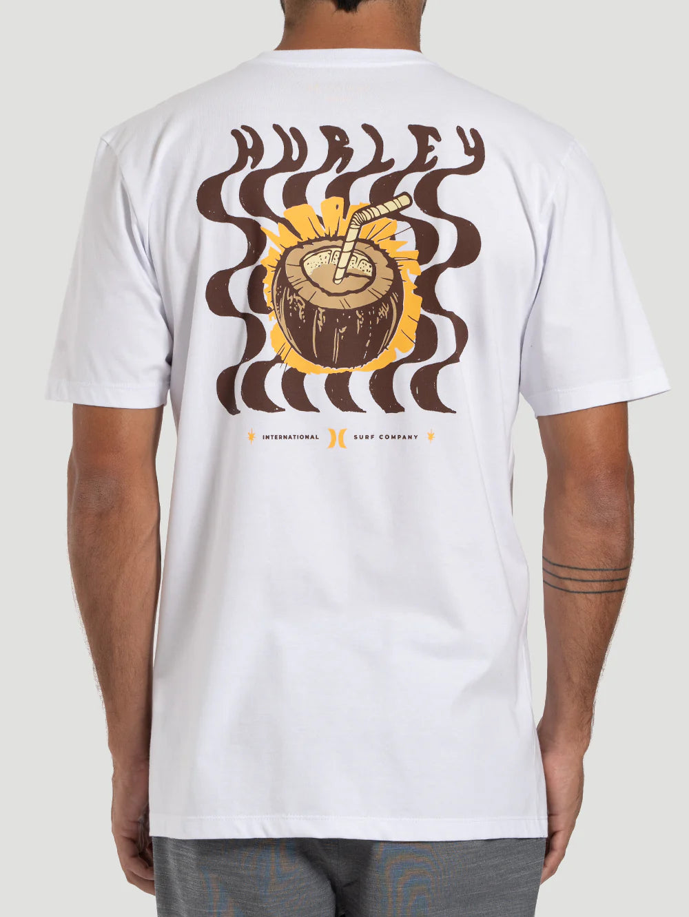 Camiseta Manga Curta Hurley Coconut Branca