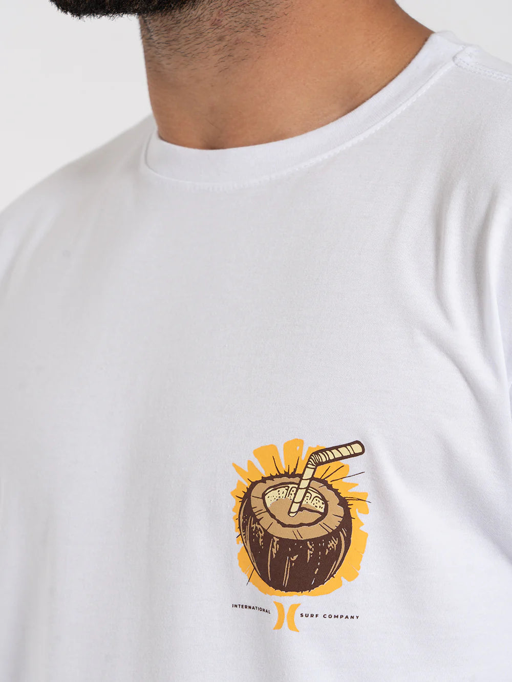 Camiseta Manga Curta Hurley Coconut Branca