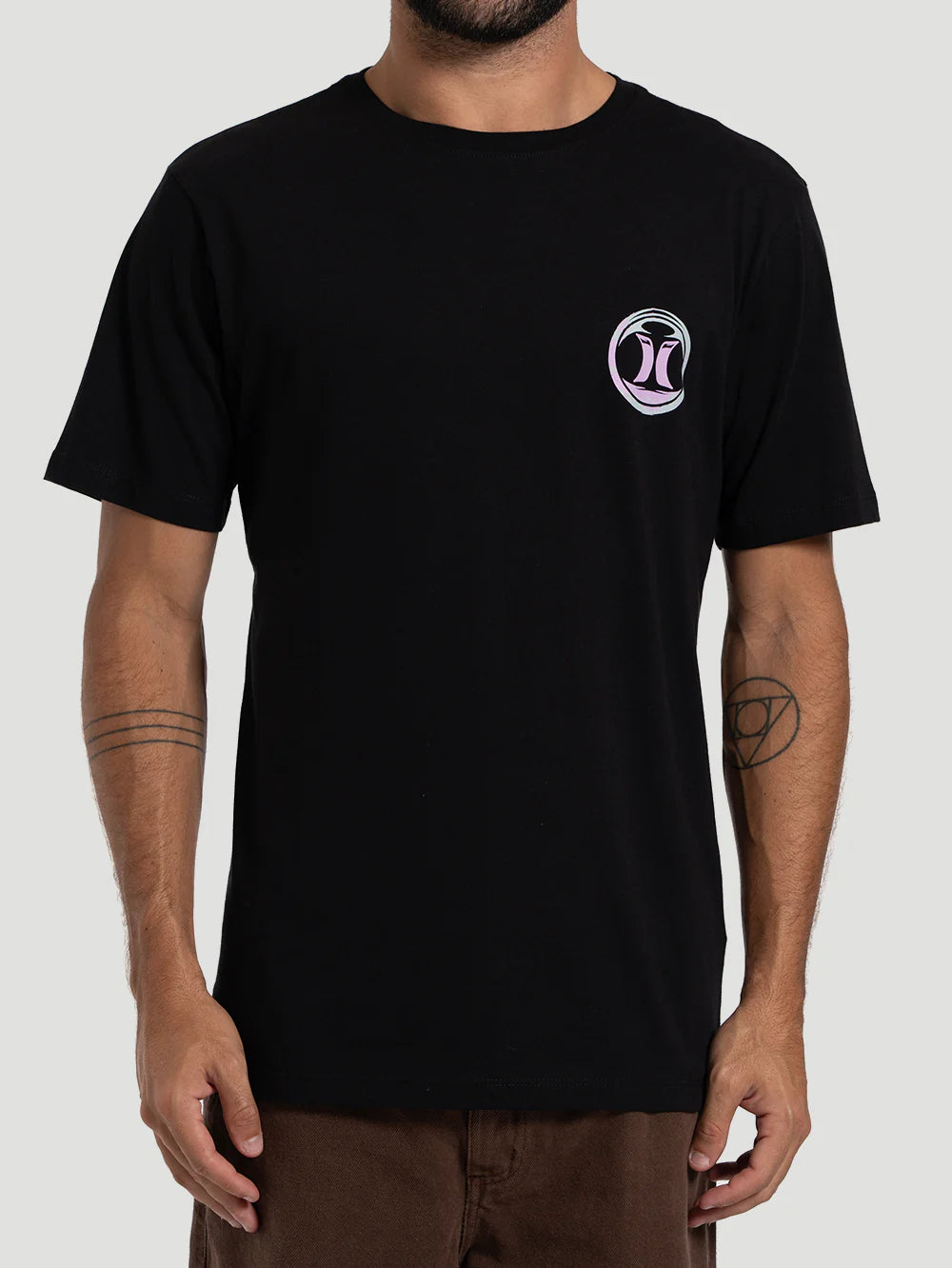 Camiseta Manga Curta Hurley Hands Preto