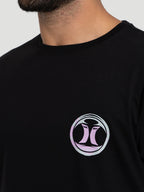 Camiseta Manga Curta Hurley Hands Preto