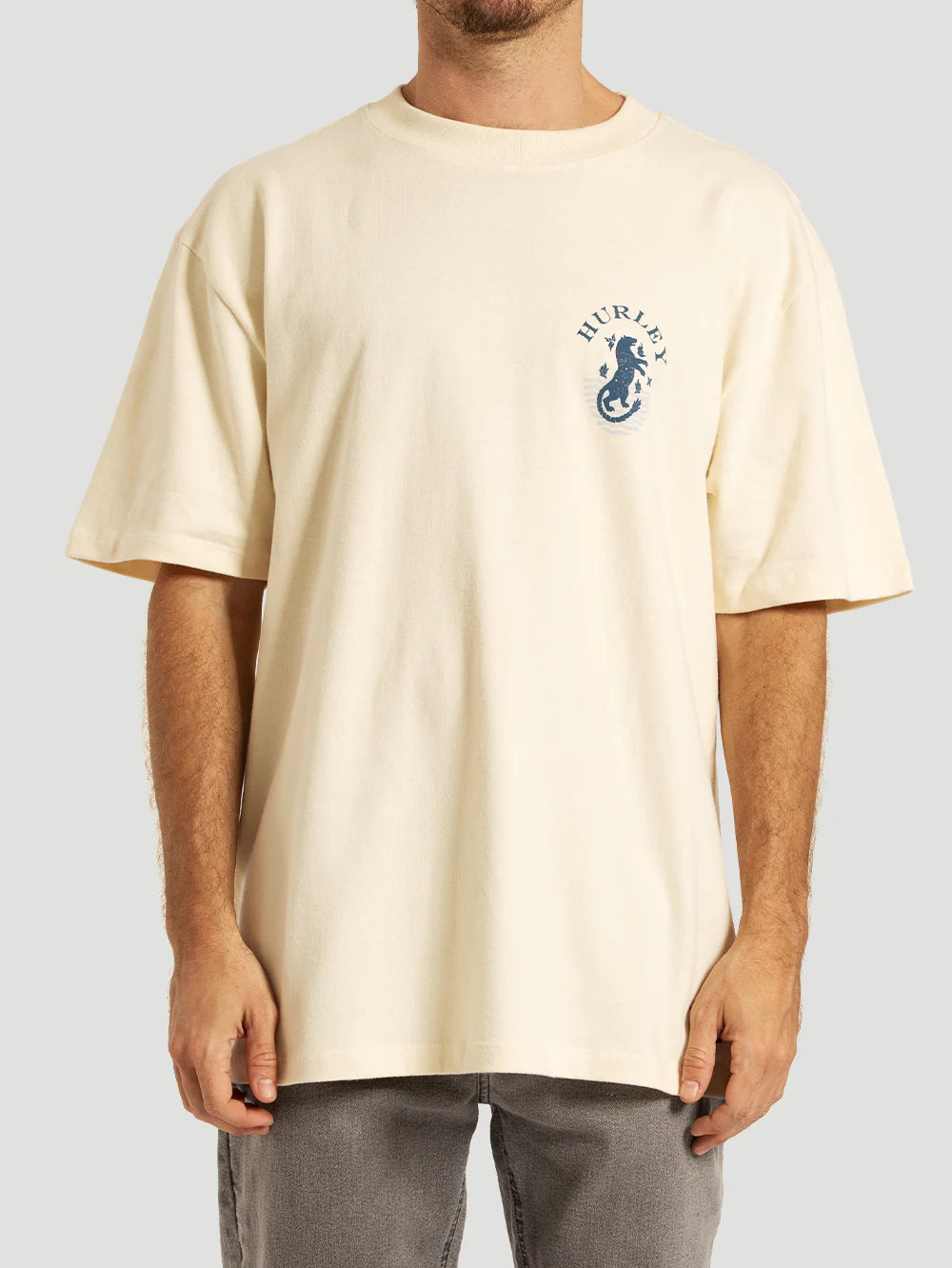 Camiseta Especial MaxFit Off White Hurley Wheels