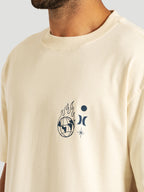 Camiseta Especial MaxFit Off White Hurley Letters