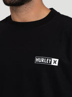Camiseta Especial Hurley Block Party Max Fit Preta