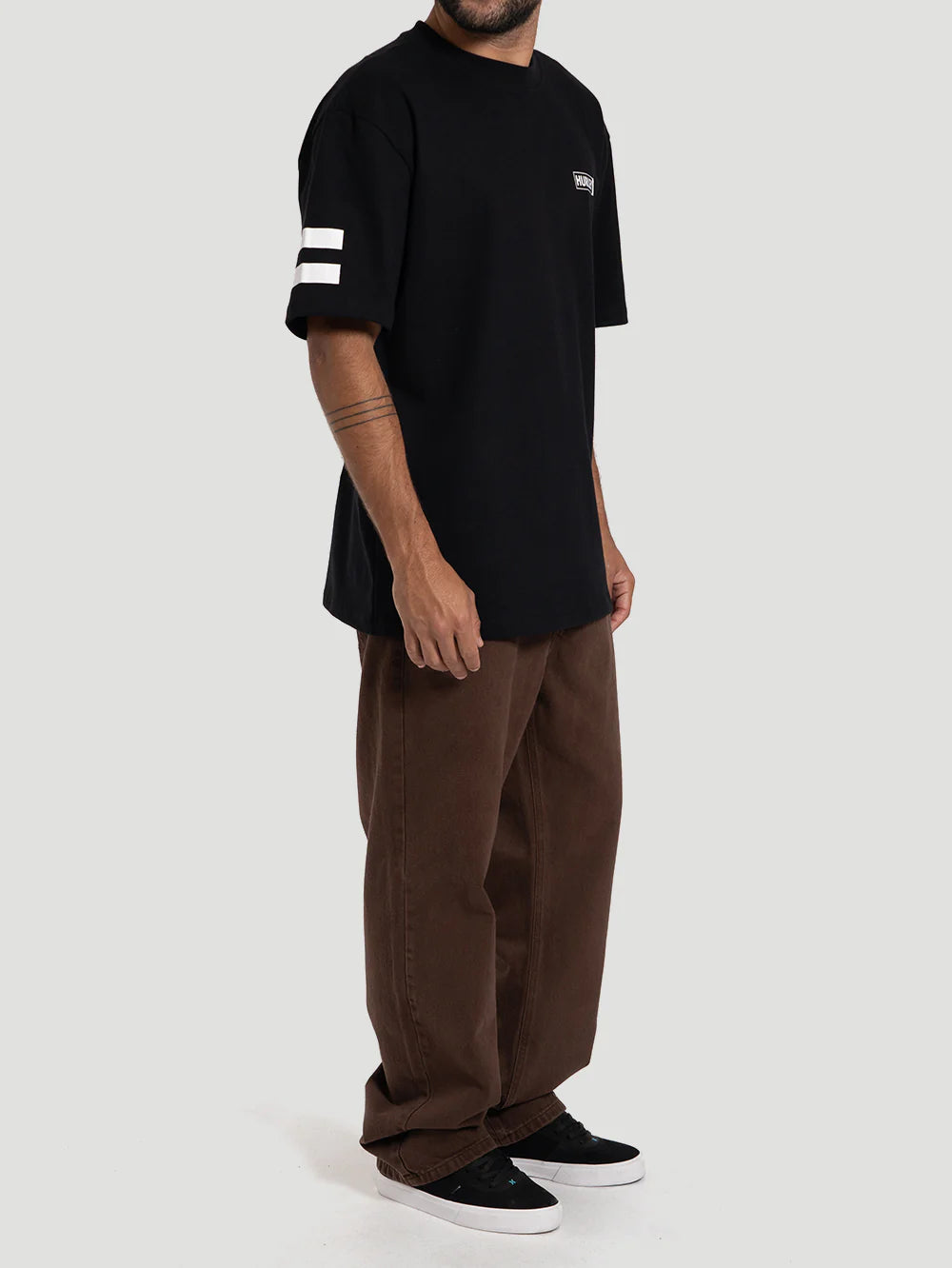 Camiseta Especial Hurley Block Party Max Fit Preta