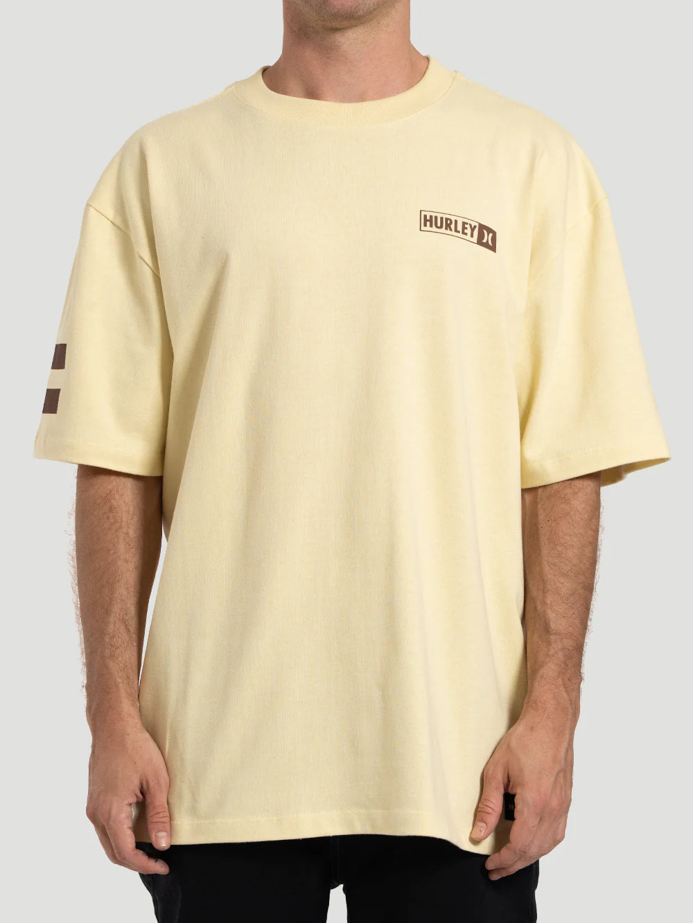 Camiseta Especial Hurley Block Party Max Fit Amarelo