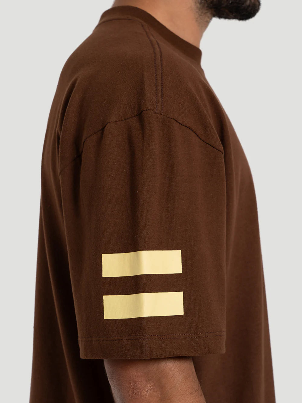 Camiseta Especial Hurley Block Party Max Fit Marron