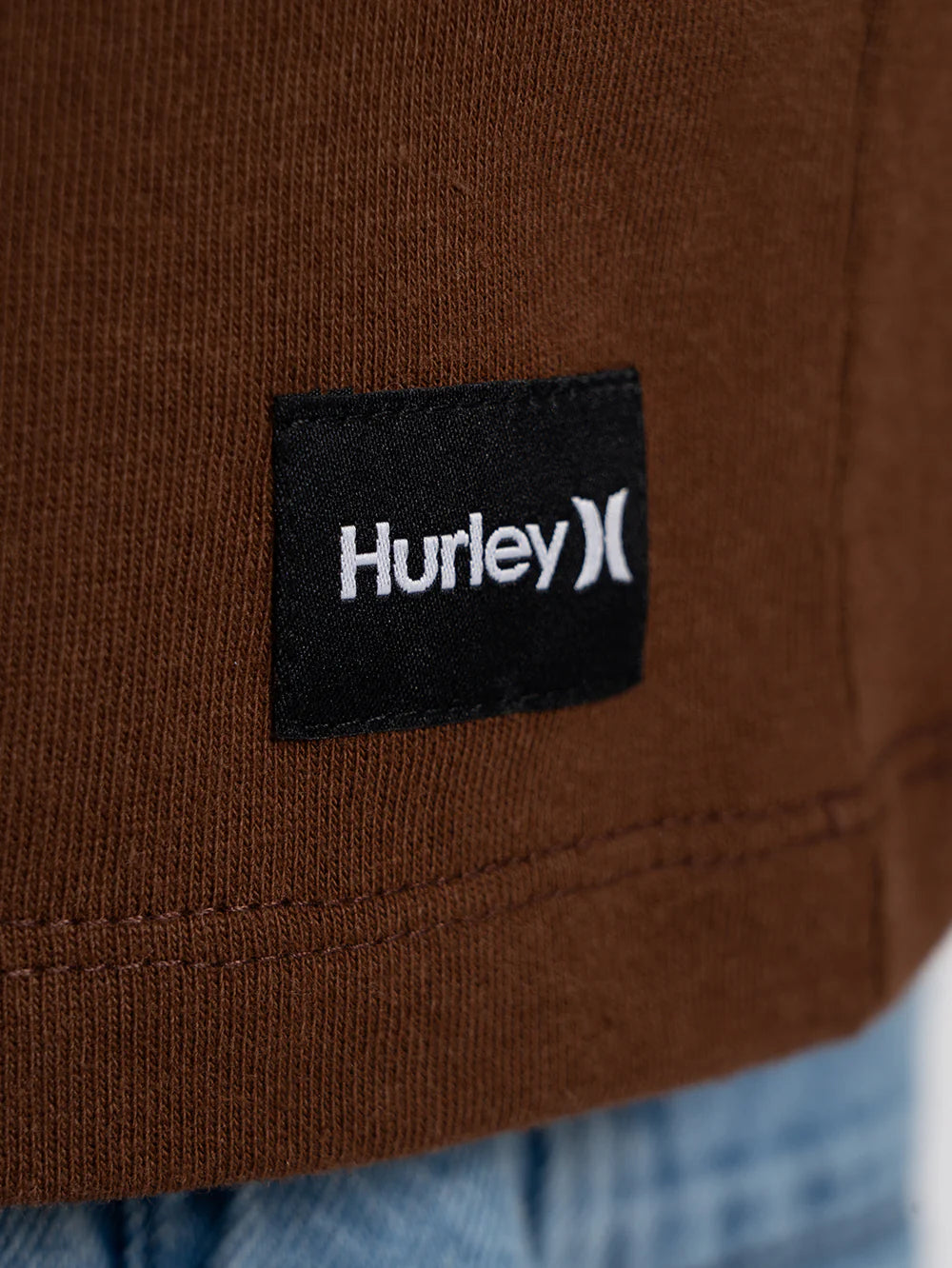 Camiseta Especial Hurley Block Party Max Fit Marron