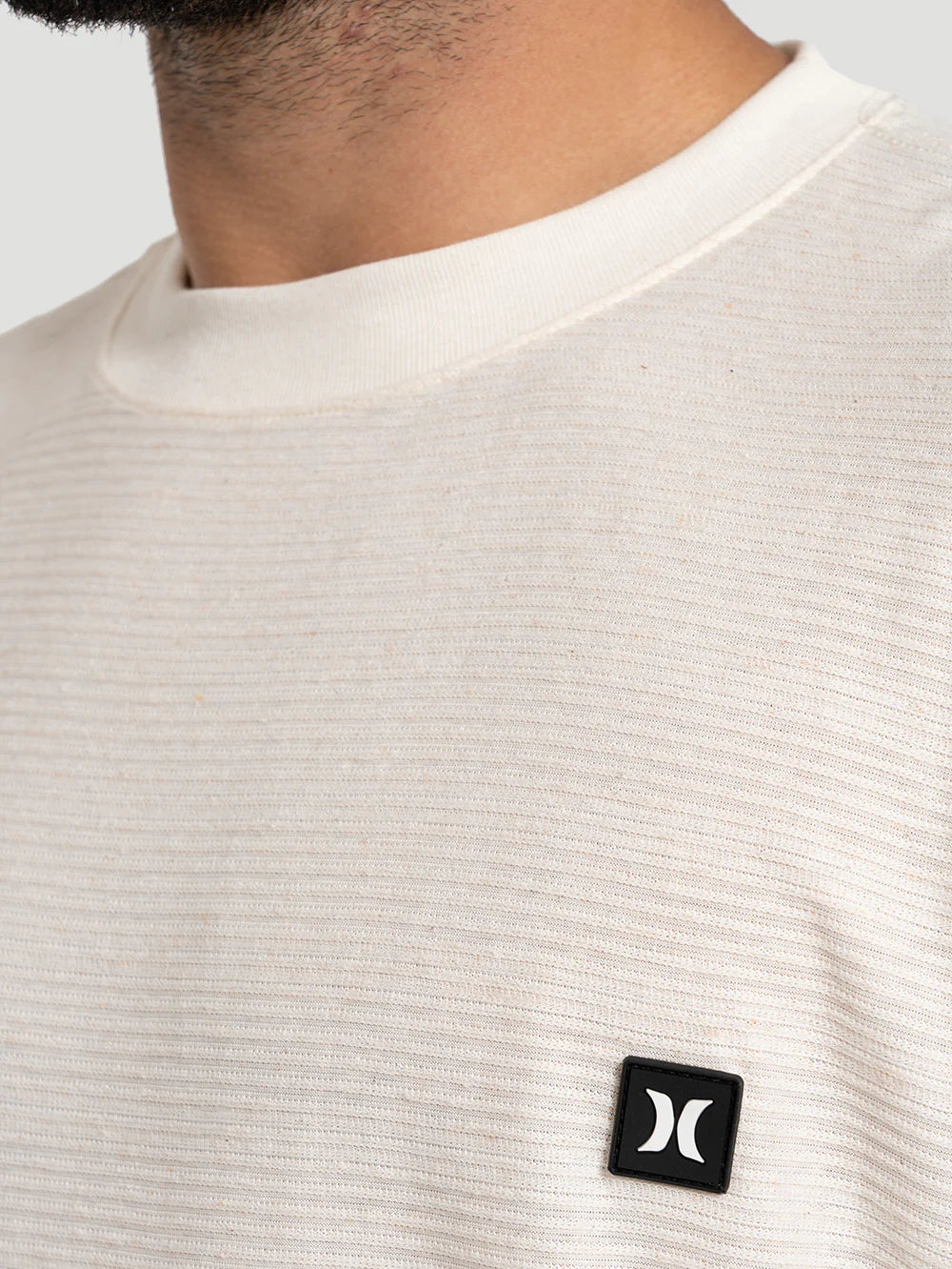 Camiseta Especial Hurley Texture Max Fit Areia