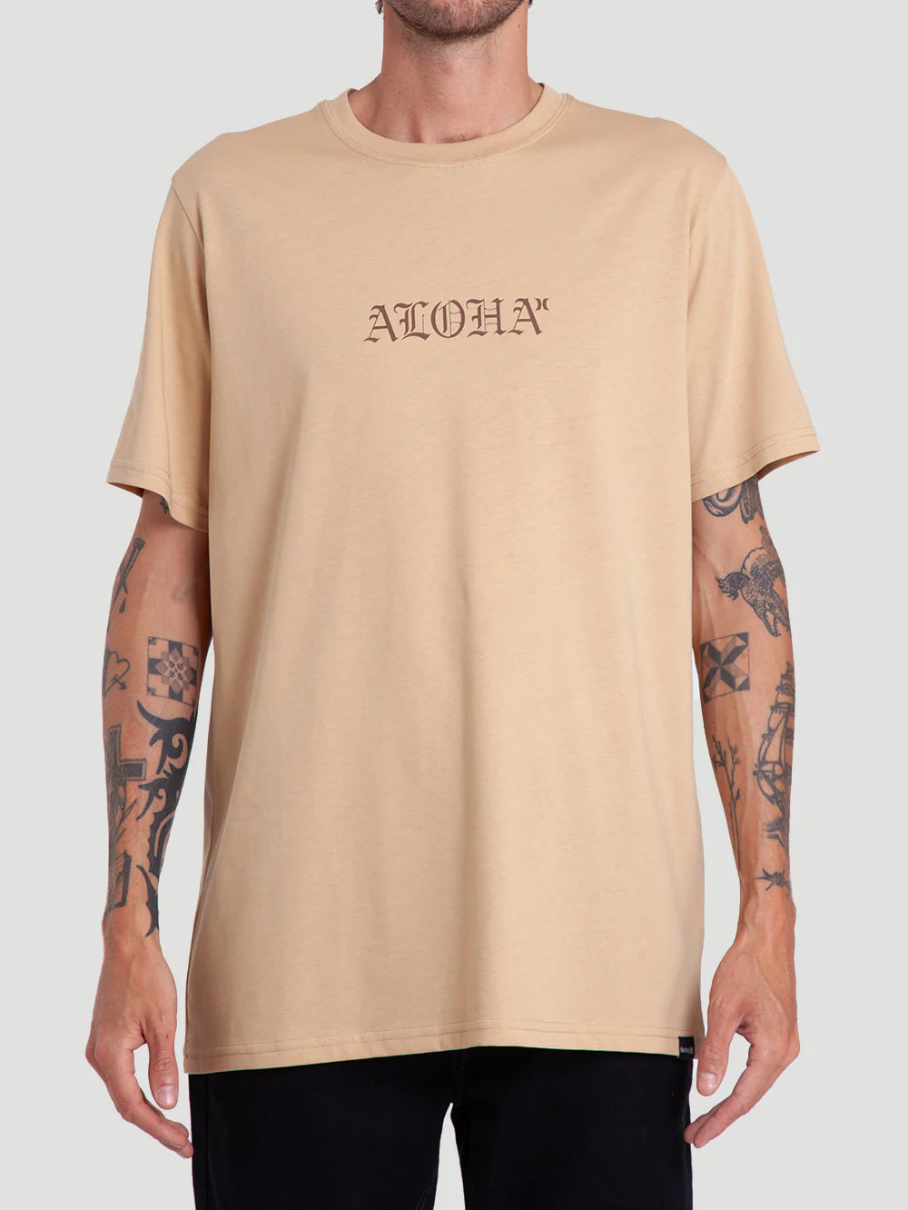 Camiseta Especial Hurley Aloha Bege