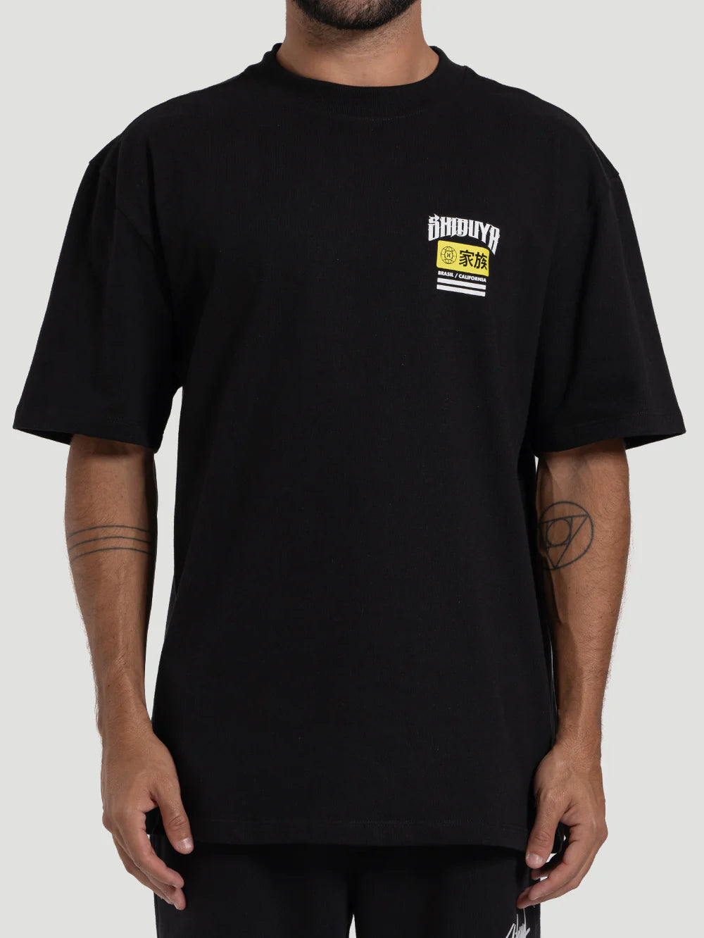 Camiseta Max Fit Hurley x Shibuya Escama Preta