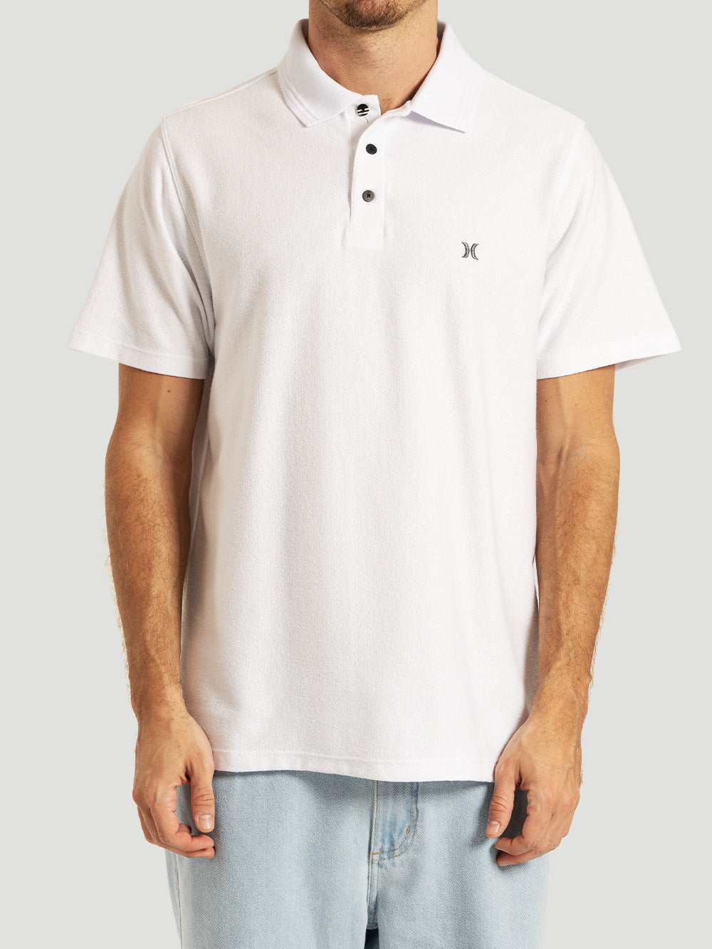 Camiseta Polo Branca Hurley Soft