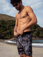 Shorts Volley Phantom Estampado 17 Hurley Eco Block Party