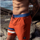 SHORT HURLEY PHANTOM VERMELHO 17 ECO BLOCK PARTY