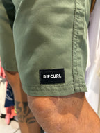 BERMUDA ÁGUA ABI WASHED VOLLEY BRAZIL DARK OLIVA