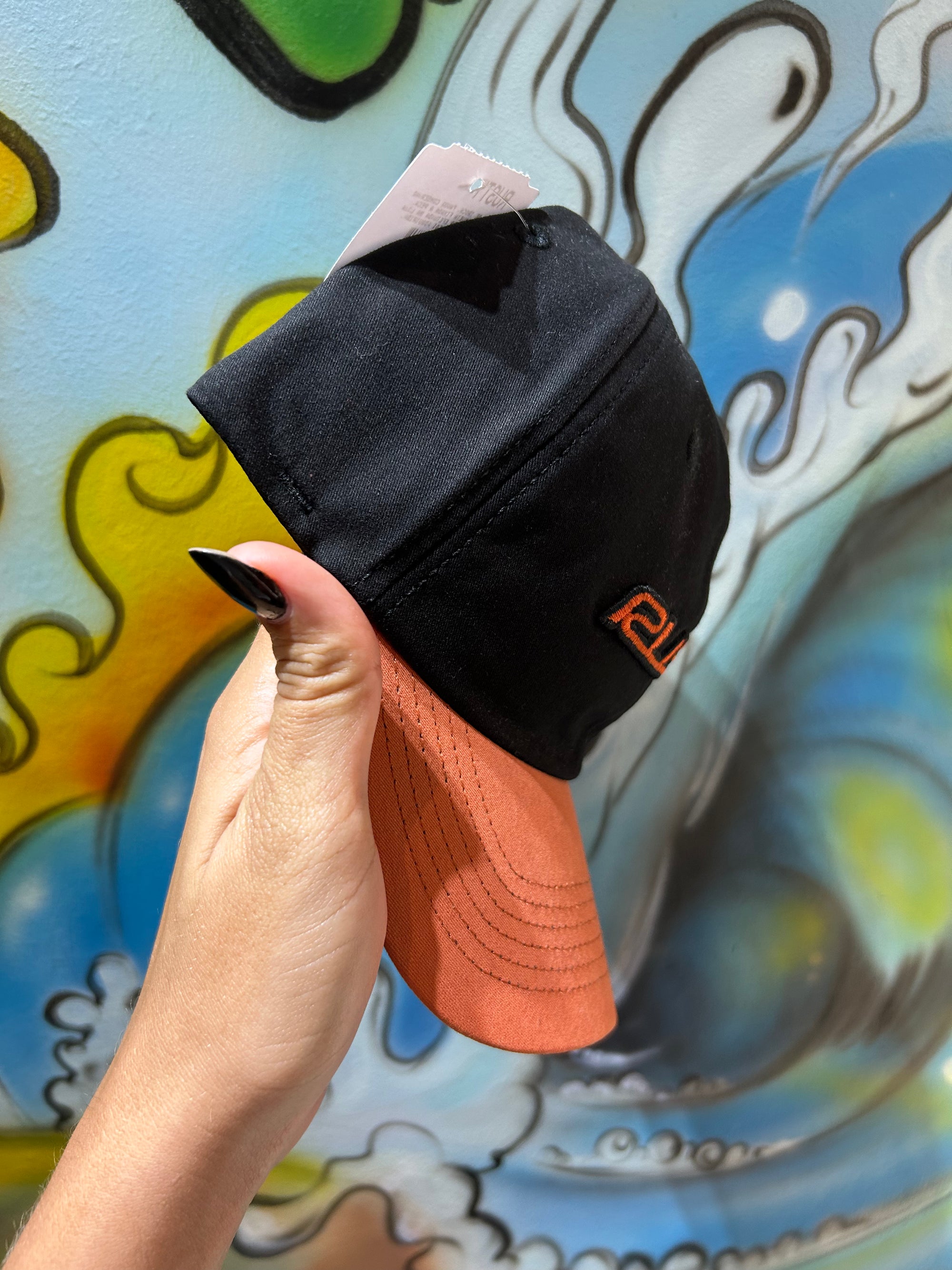 Boné Aba Curva Preto Rusty