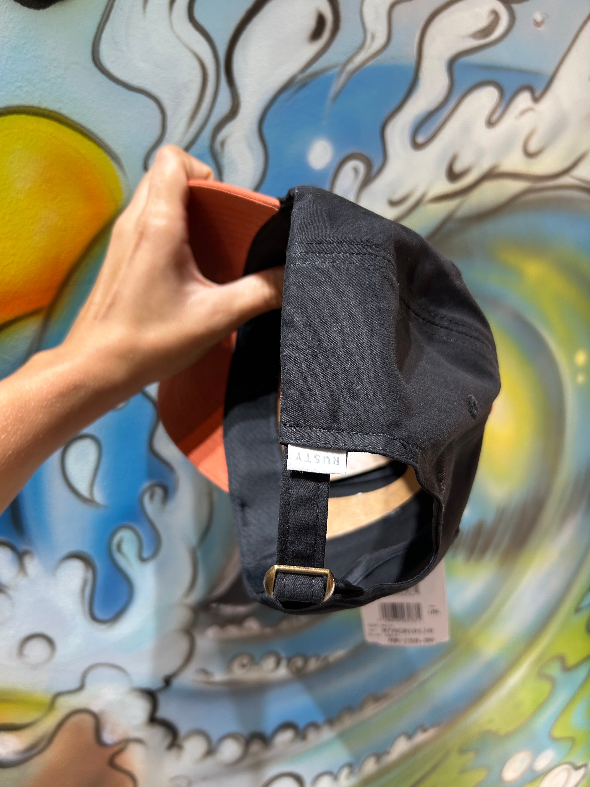 Boné Aba Curva Preto Rusty