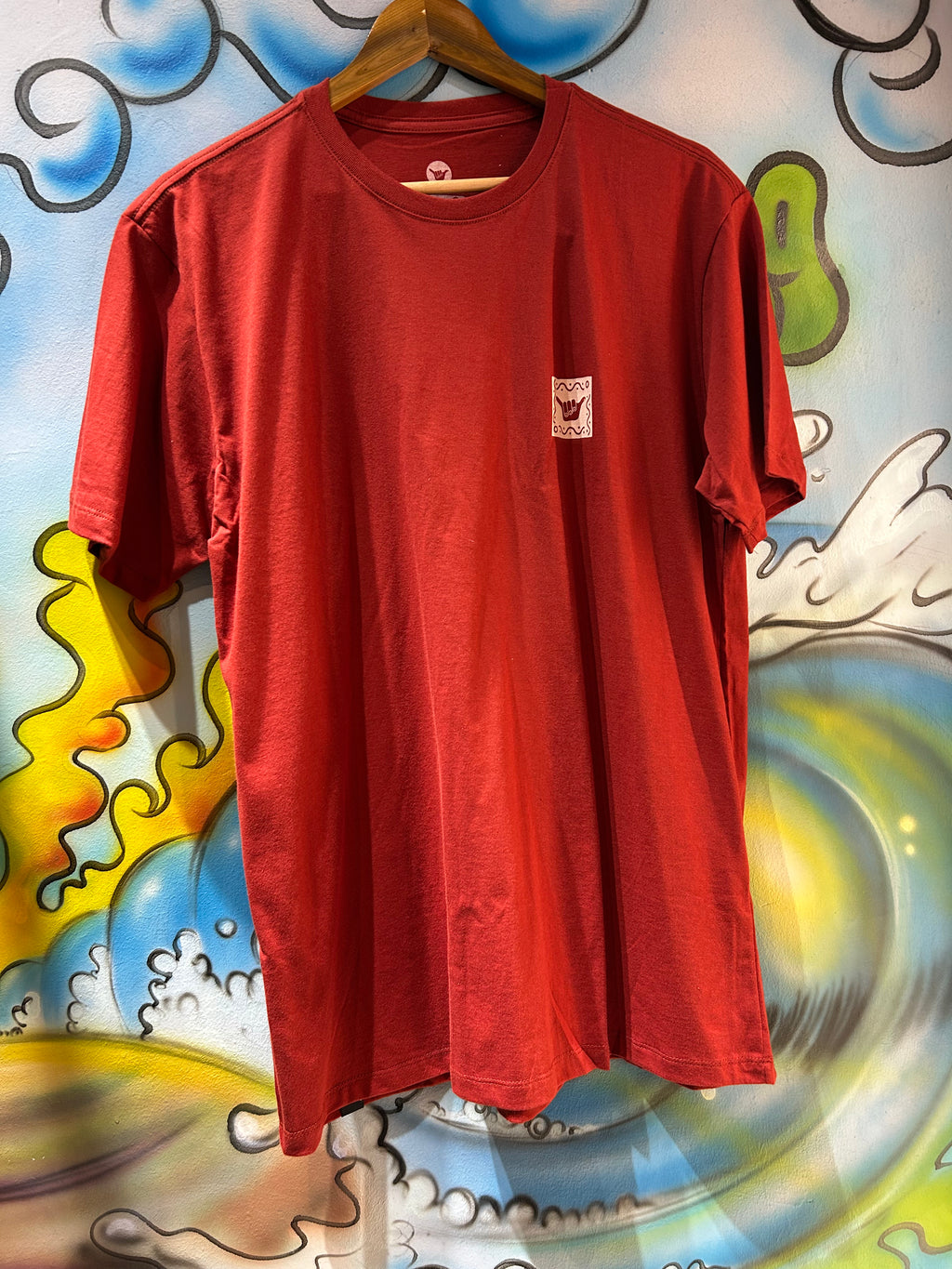 Camiseta Hang Loose chest Vermelha