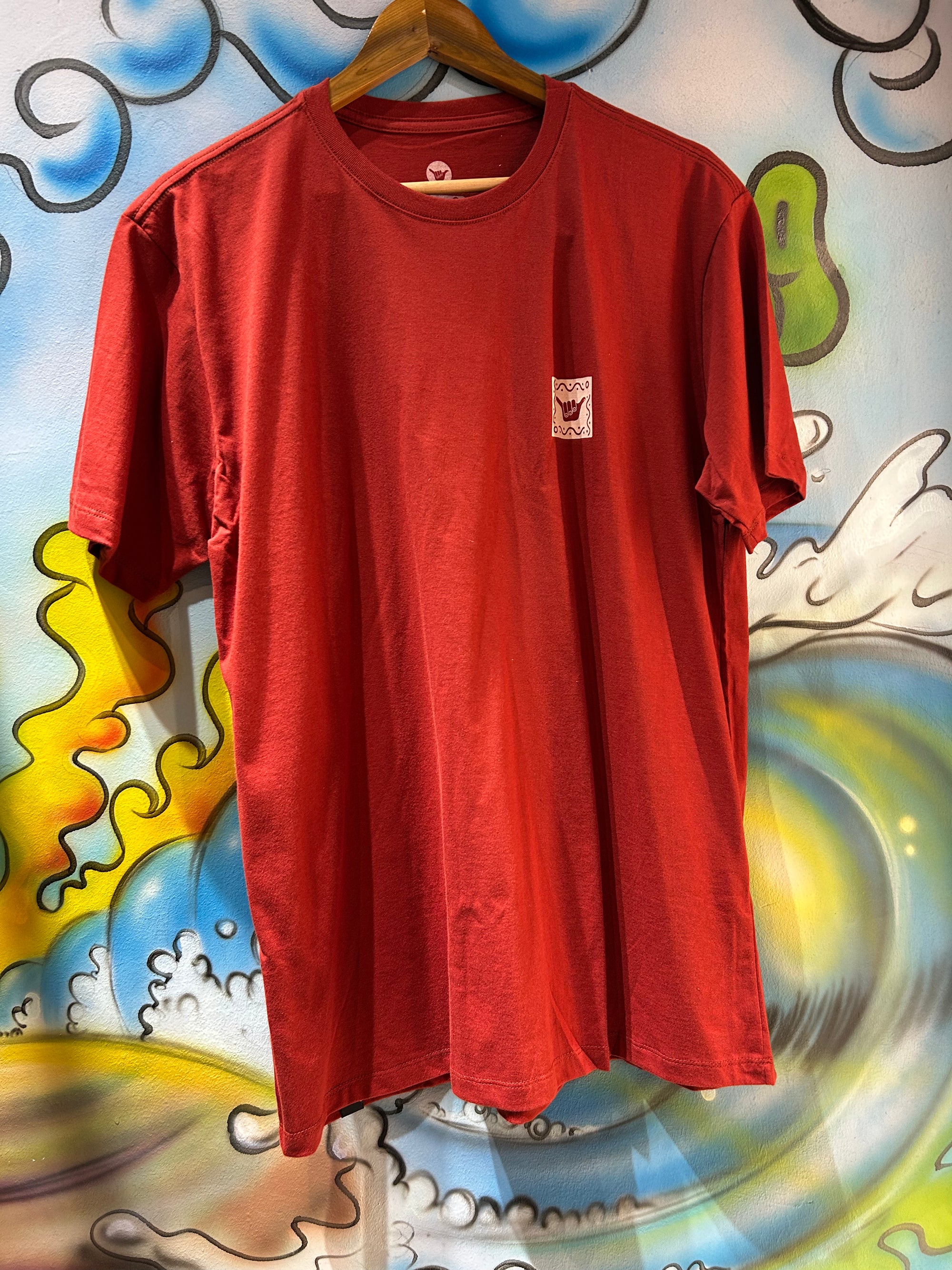 Camiseta Hang Loose chest Vermelha