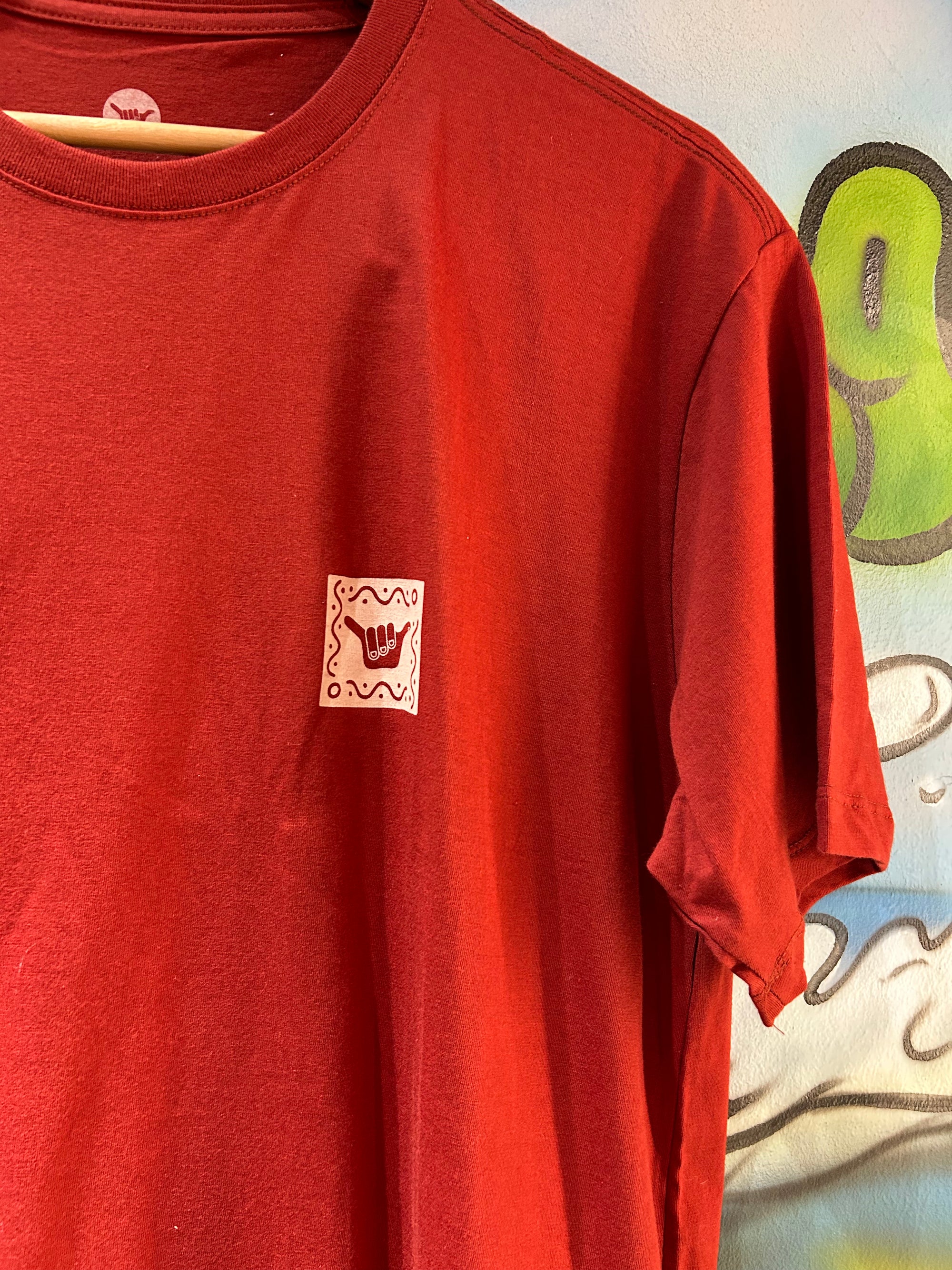 Camiseta Hang Loose chest Vermelha