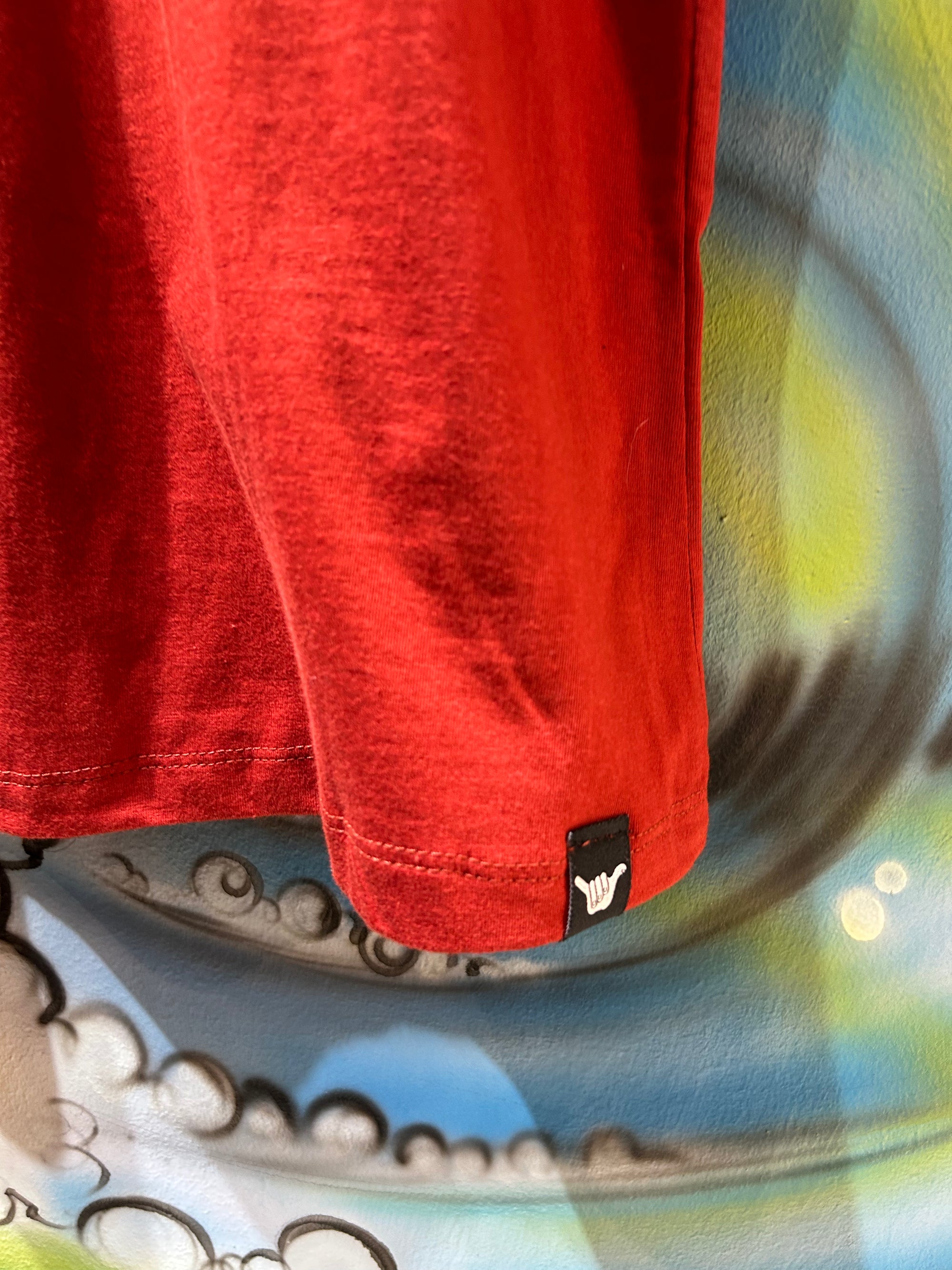 Camiseta Hang Loose chest Vermelha