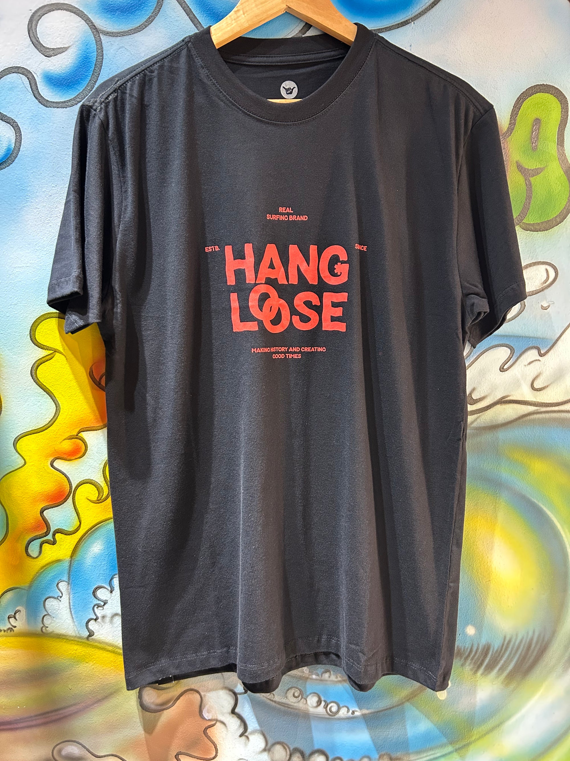 Camiseta Hang Loose Chilli  Preta