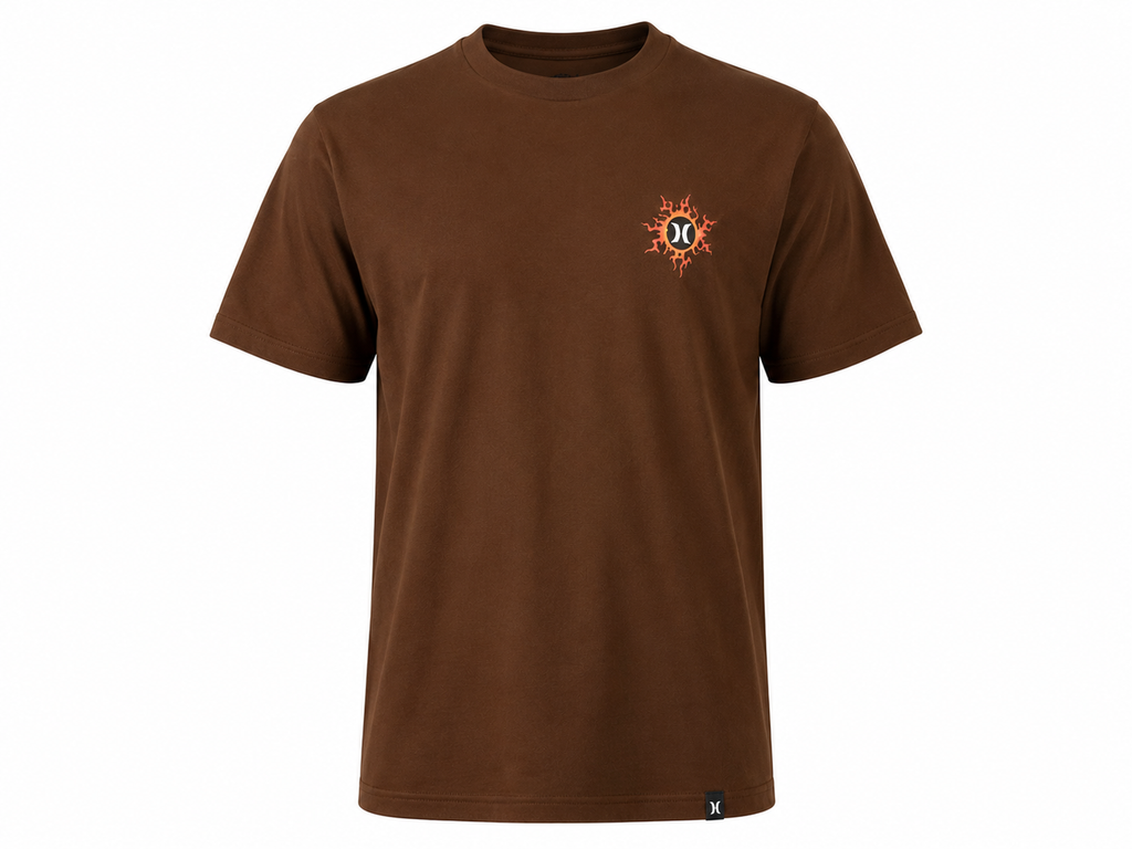 Camiseta Hurley Dragon Marron