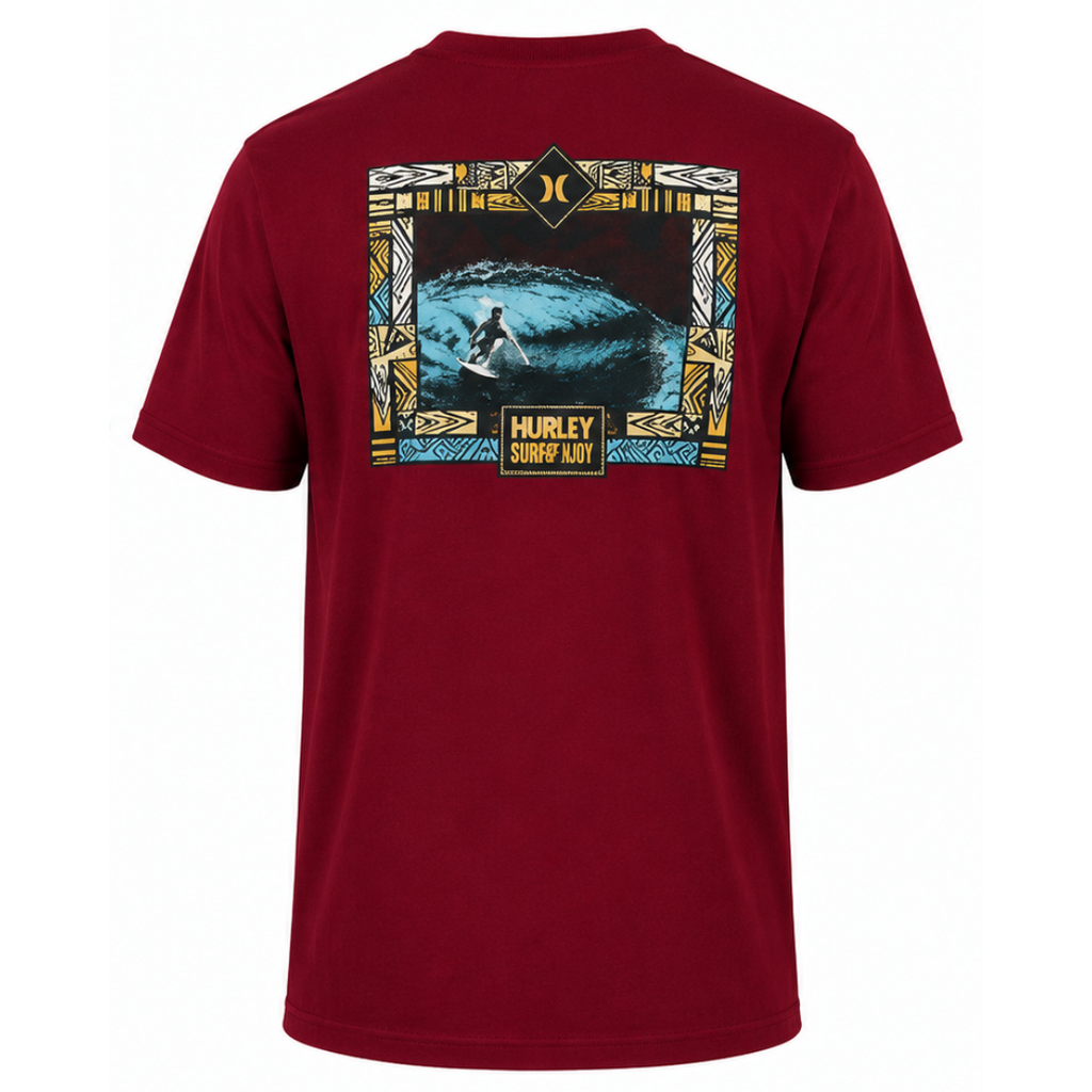 Camiseta Manga Curta Hurley Classic Vinho