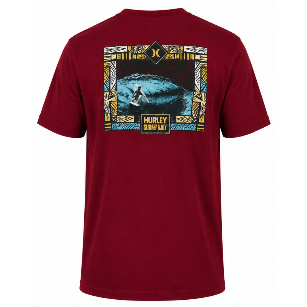 Camiseta Manga Curta Hurley Classic Vinho