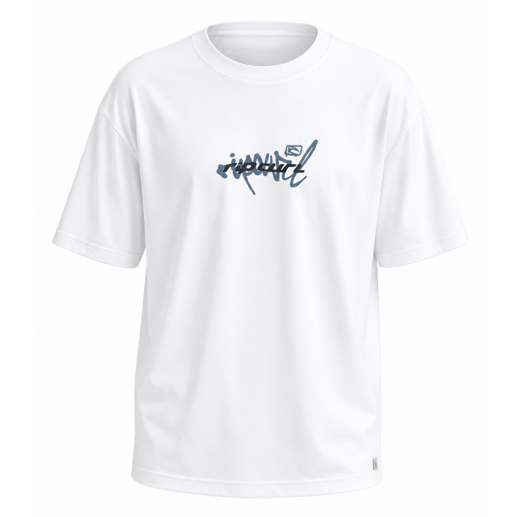 CAMISETA RIP CURL INNER VISIONS BLAST OVER WHITE