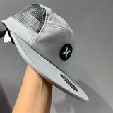 Boné Aba Reta Five Panel H2O-DRI Cinza Hurley Five Patch