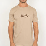 Camiseta QuikSilver Impaired Logo DNA Areia