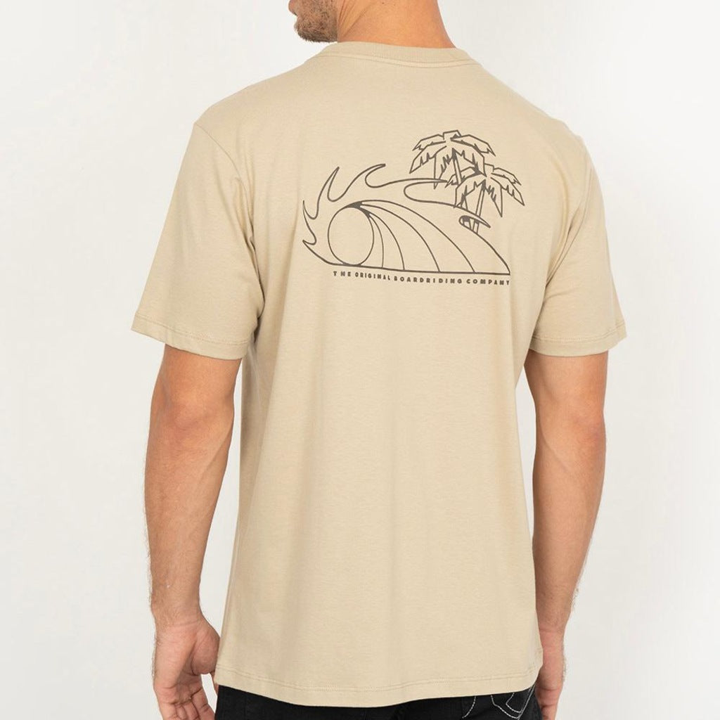 Camiseta QuikSilver Nature Nomad Areia