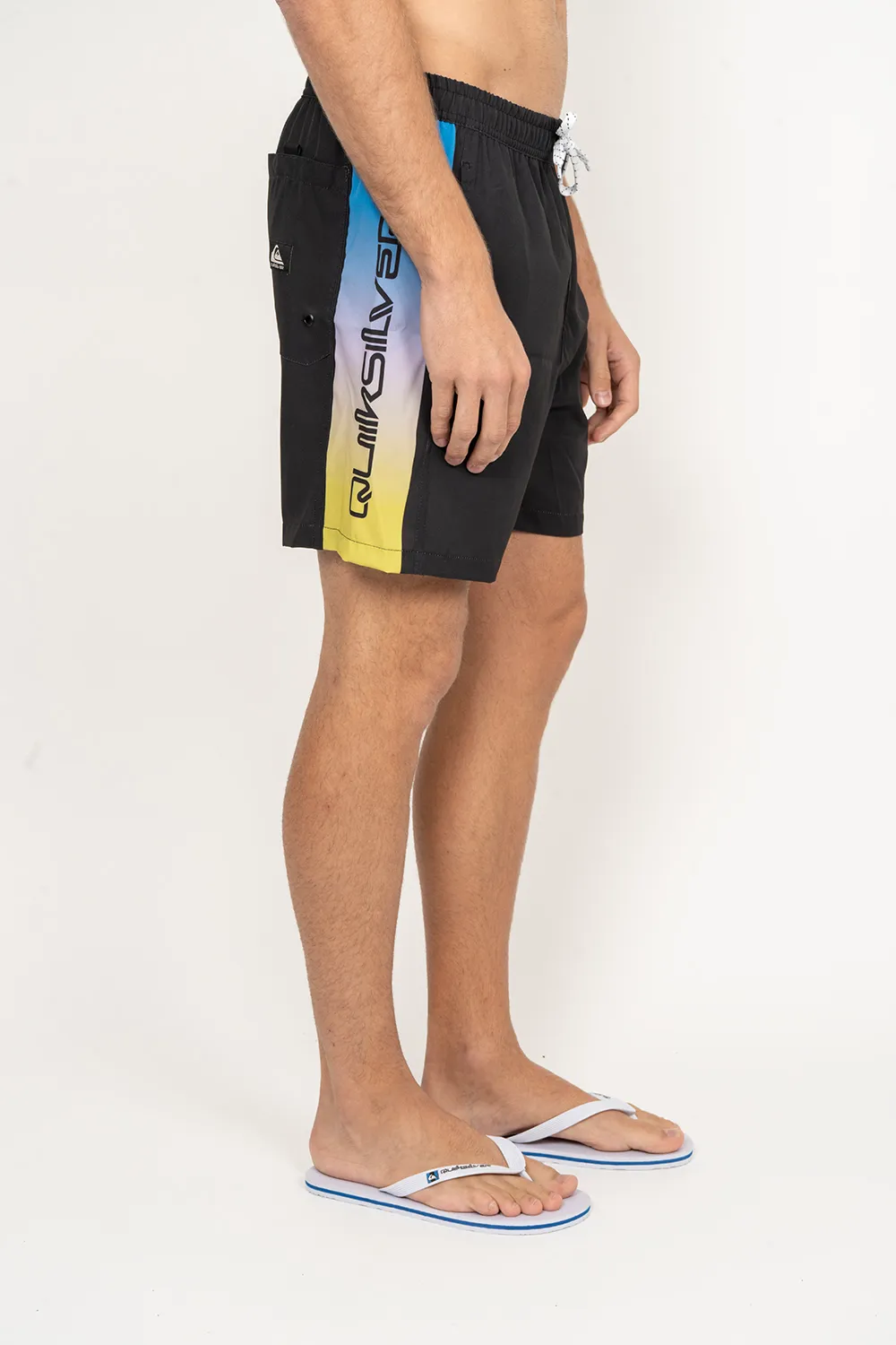 Boardshort Quiksilver Juvenil Everyday Holmes 17 Preto