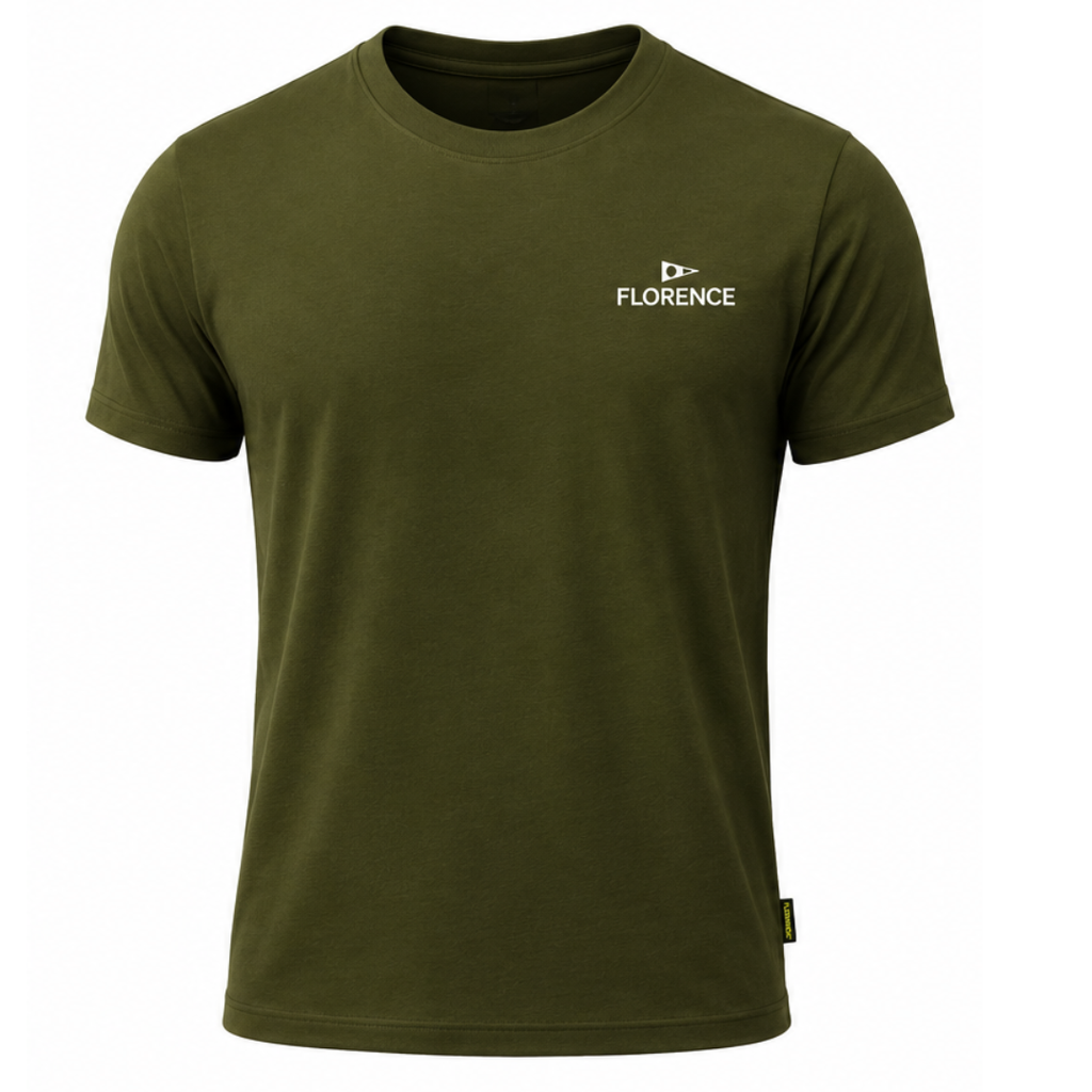 Camiseta Manga Curta Florence Crew Verde Musgo
