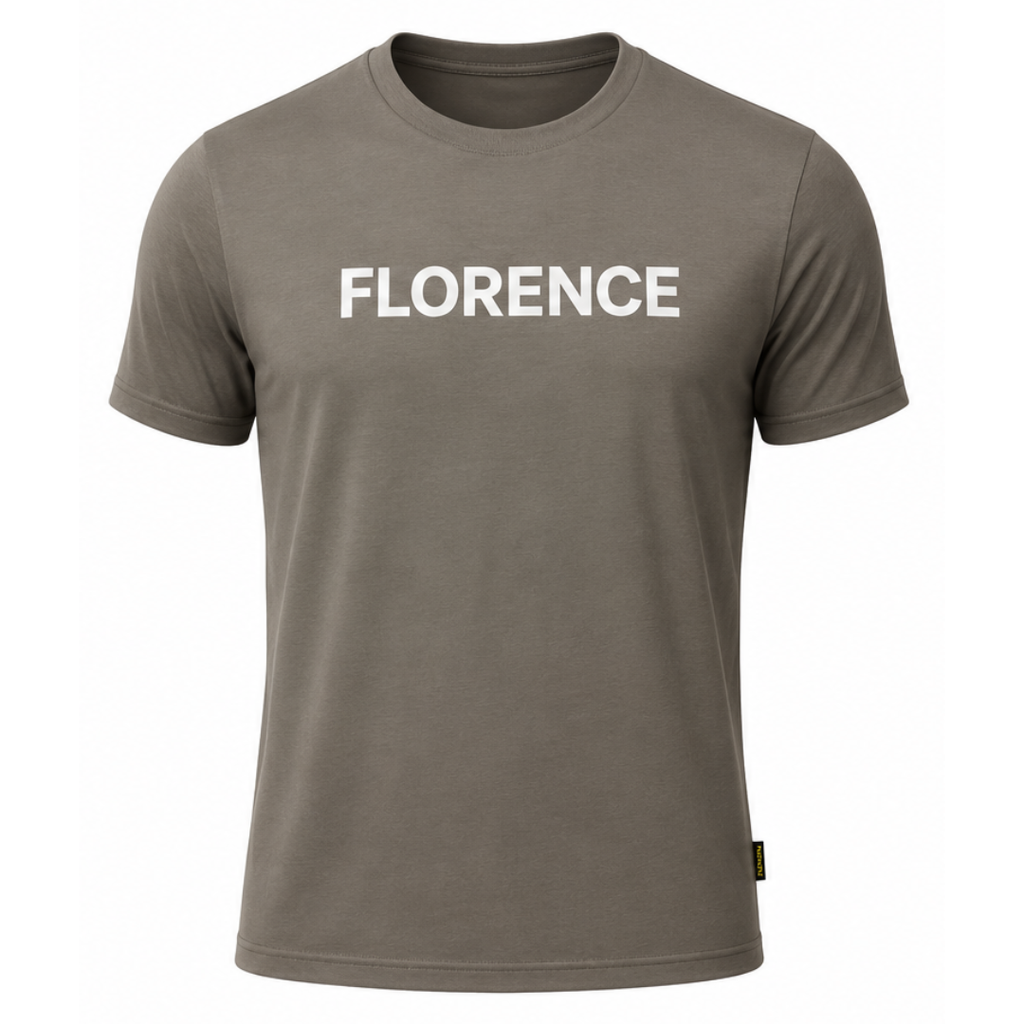 Camiseta Manga Curta Florence Cinza