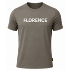 Camiseta Manga Curta Florence Cinza