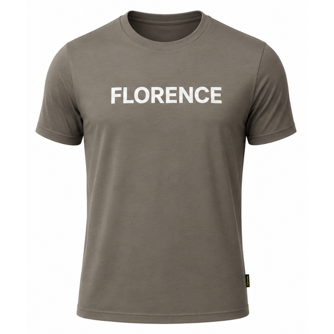 Camiseta Manga Curta Florence Cinza