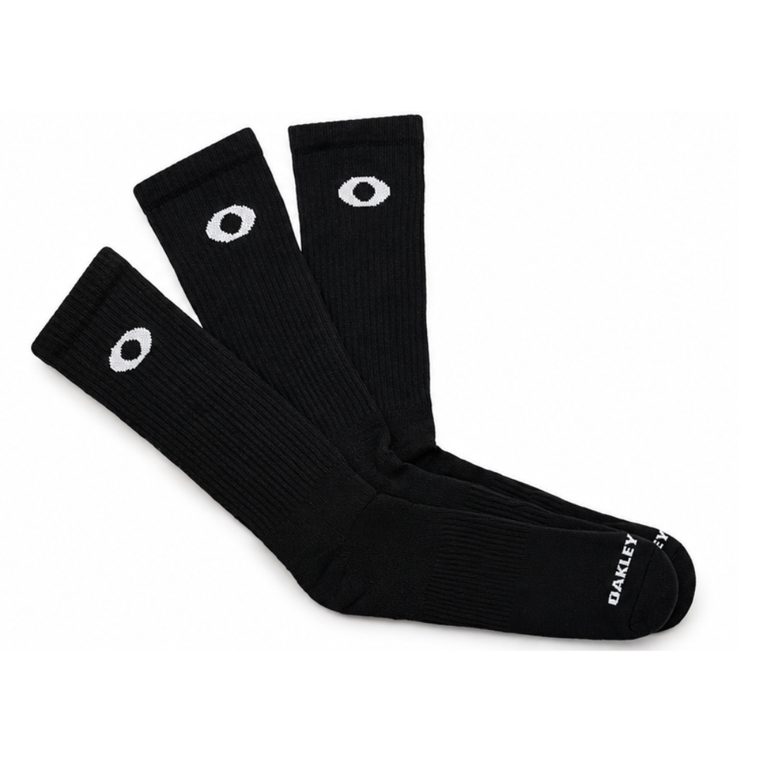 Pack 3 unid Meias Oakley cano alto
