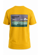 Camiseta Billabong M/C Post Cards I Mostarda