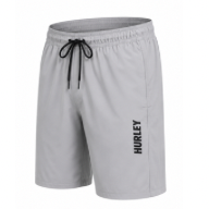Short Hurley Elástico Block 17” Cinza