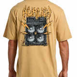 Camiseta Manga Curta Hurley Noise Bege